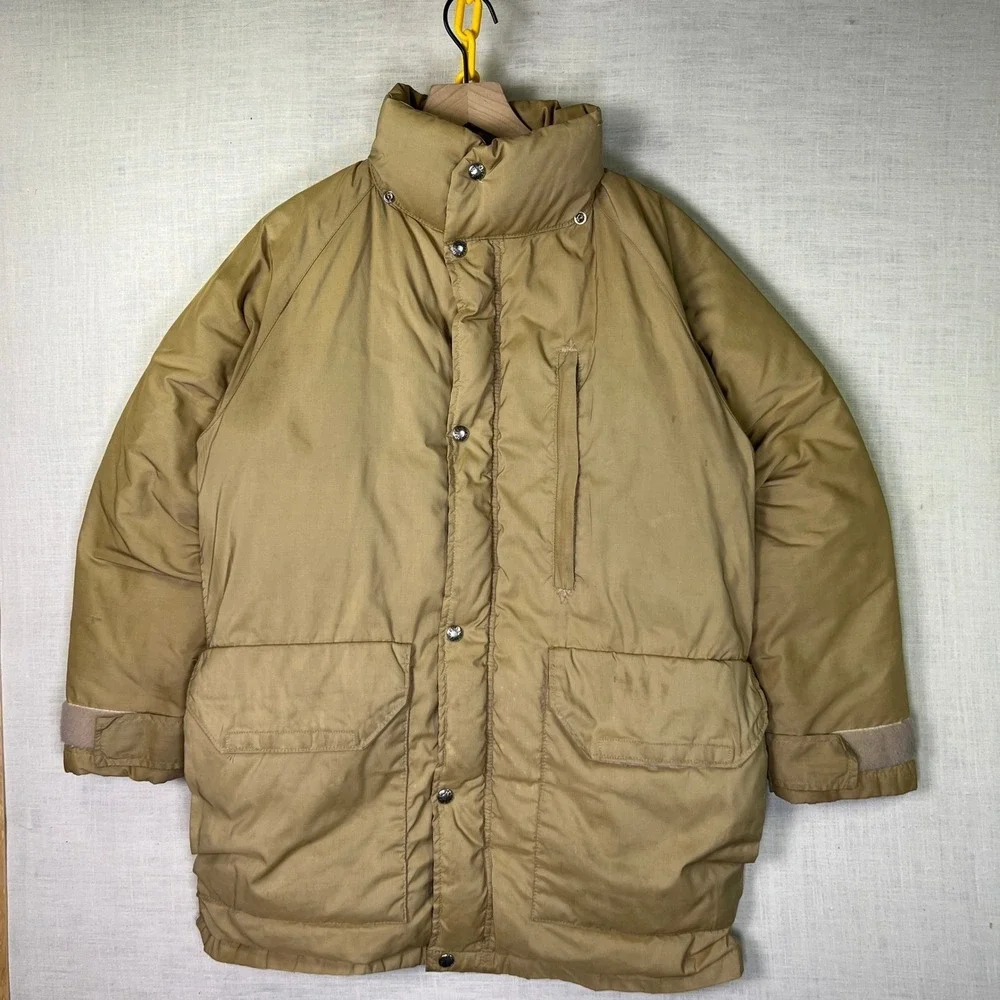 VTG 70s‎ TNF Brown Label Parka Men S Goose Down The North Face Puffer Jacket USA
